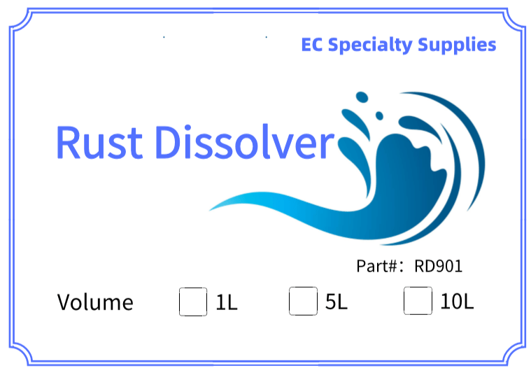 Rust Dissolver Label