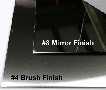 Mirror Finish Stainless Steel Plate
